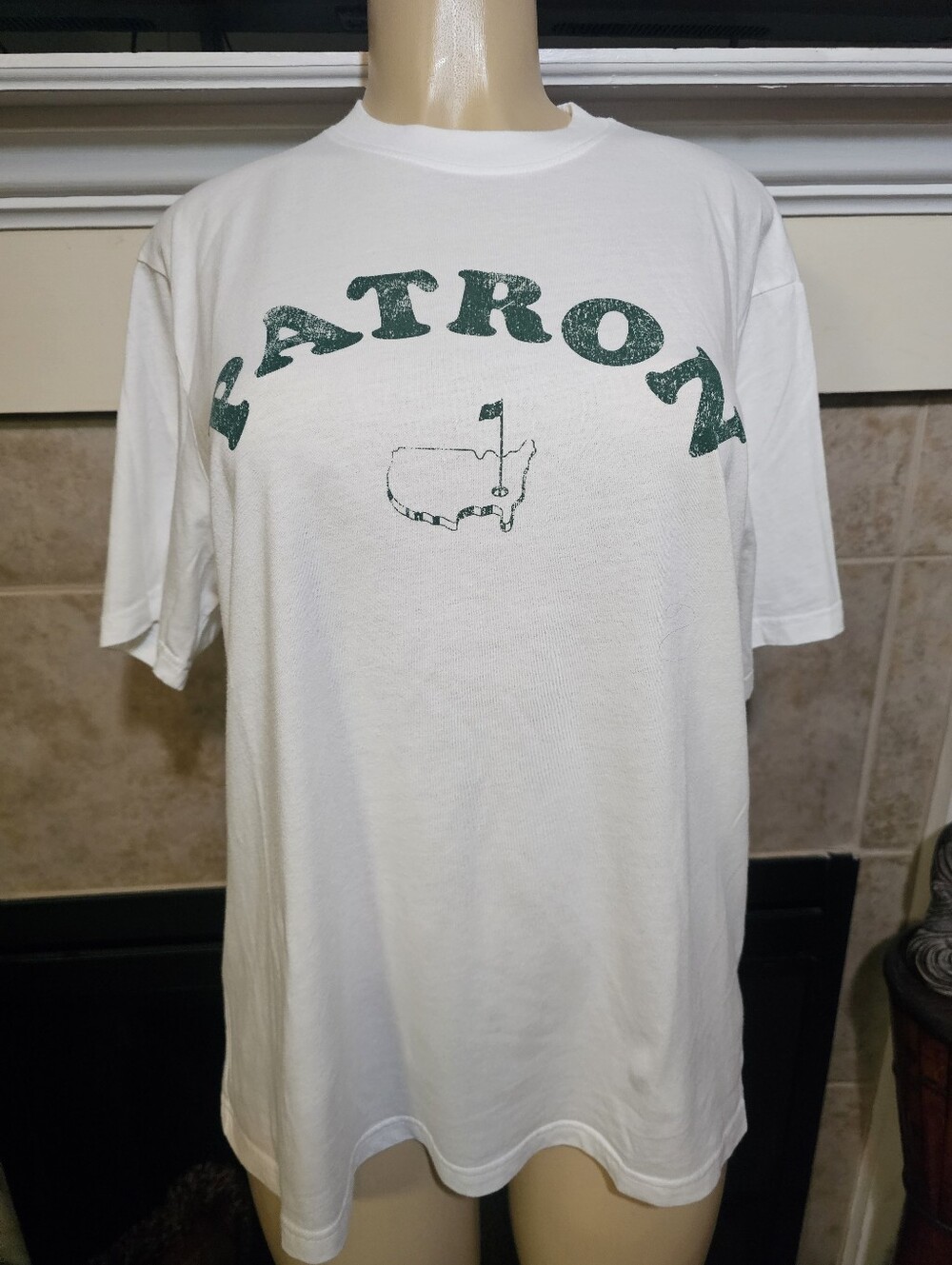 Masters Patron Men’s Medium White T-Shirt Augusta National Golf Club Rare